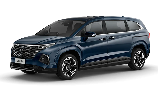 Hyundai Custin màu xanh navy 7 chỗ