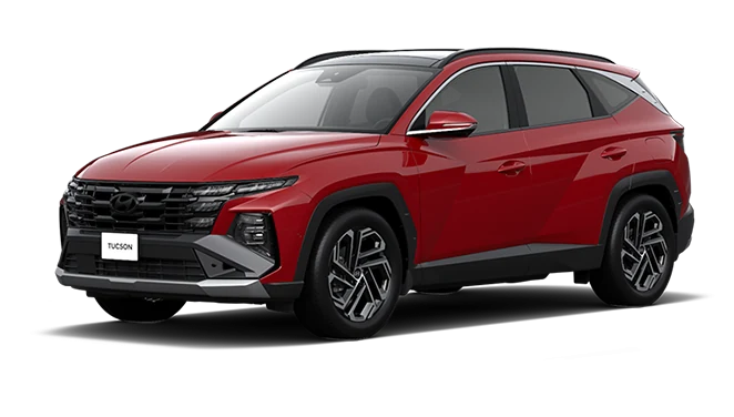Hyundai Tucson màu đỏ SUV 5 chỗ